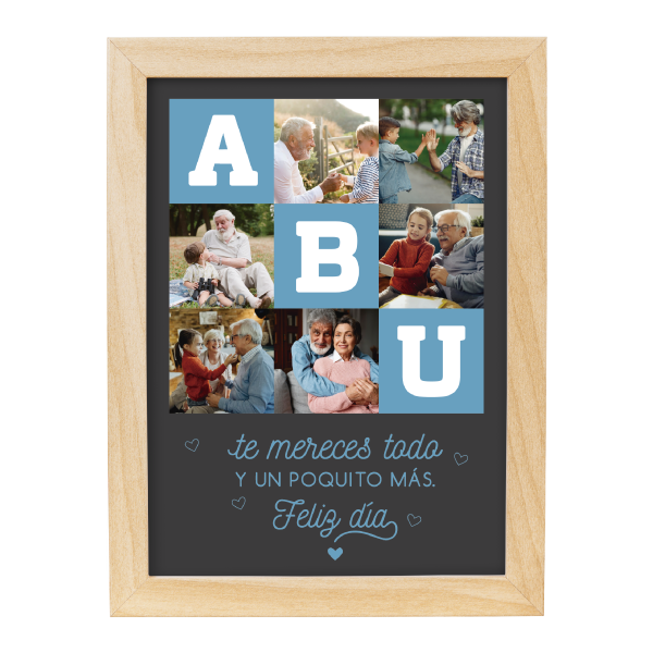 MS Regalos Personalizados | Cuadro Personalizado l Abuelo 02 | My Sign Lima Peru