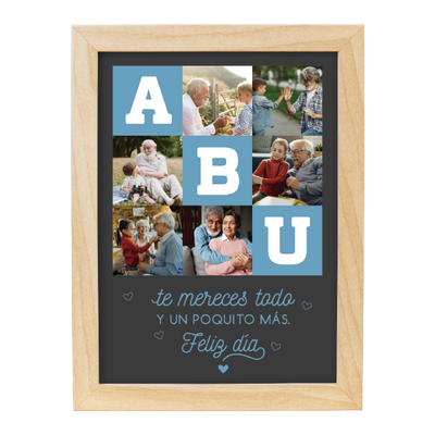 MS Regalos Personalizados | Cuadro Personalizado l Abuelo 02 | My Sign Lima Peru