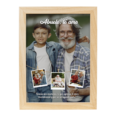MS Regalos Personalizados | Cuadro Personalizado l Abuelo 03 | My Sign Lima Peru