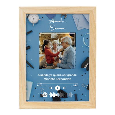 MS Regalos Personalizados | Cuadro Personalizado l Abuelo 05 | My Sign Lima Peru