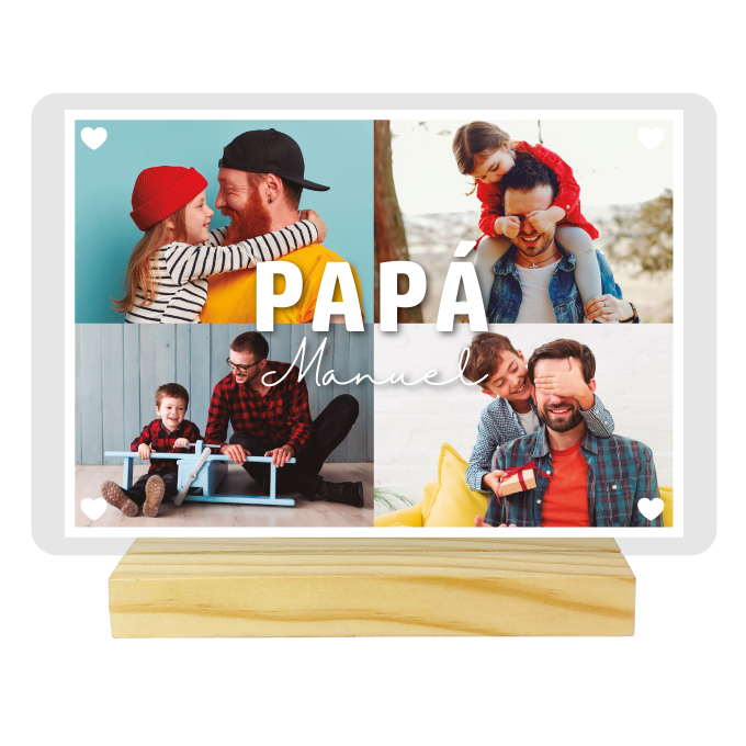 MS Regalos Personalizados | Cuadro Acrílico | Papá 5 | My Sign Lima Peru