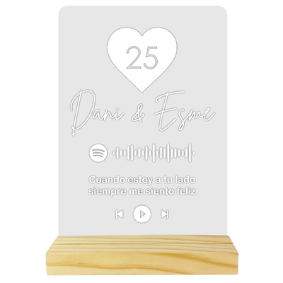 MS Regalos Personalizados | Cuadro Spotify | A tu lado | My Sign Lima Peru