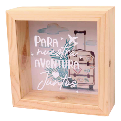 MS Regalos Personalizados | Alcancía personalizada | Para nuestra aventura juntos | My Sign Lima Peru