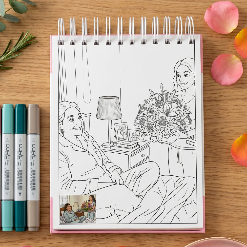 Cuaderno para pintar | Fotos Personalizadas para Mamá