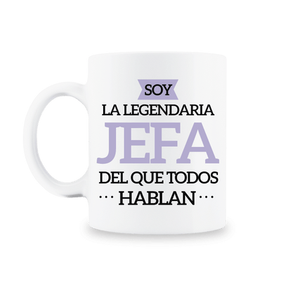 MS Regalos Personalizados | Taza Personalizada | Legendaria Jefa | My Sign Lima Peru