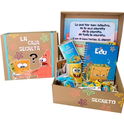 MS Regalos Personalizados | Pack Temático | Bob Esponja | My Sign Lima Peru
