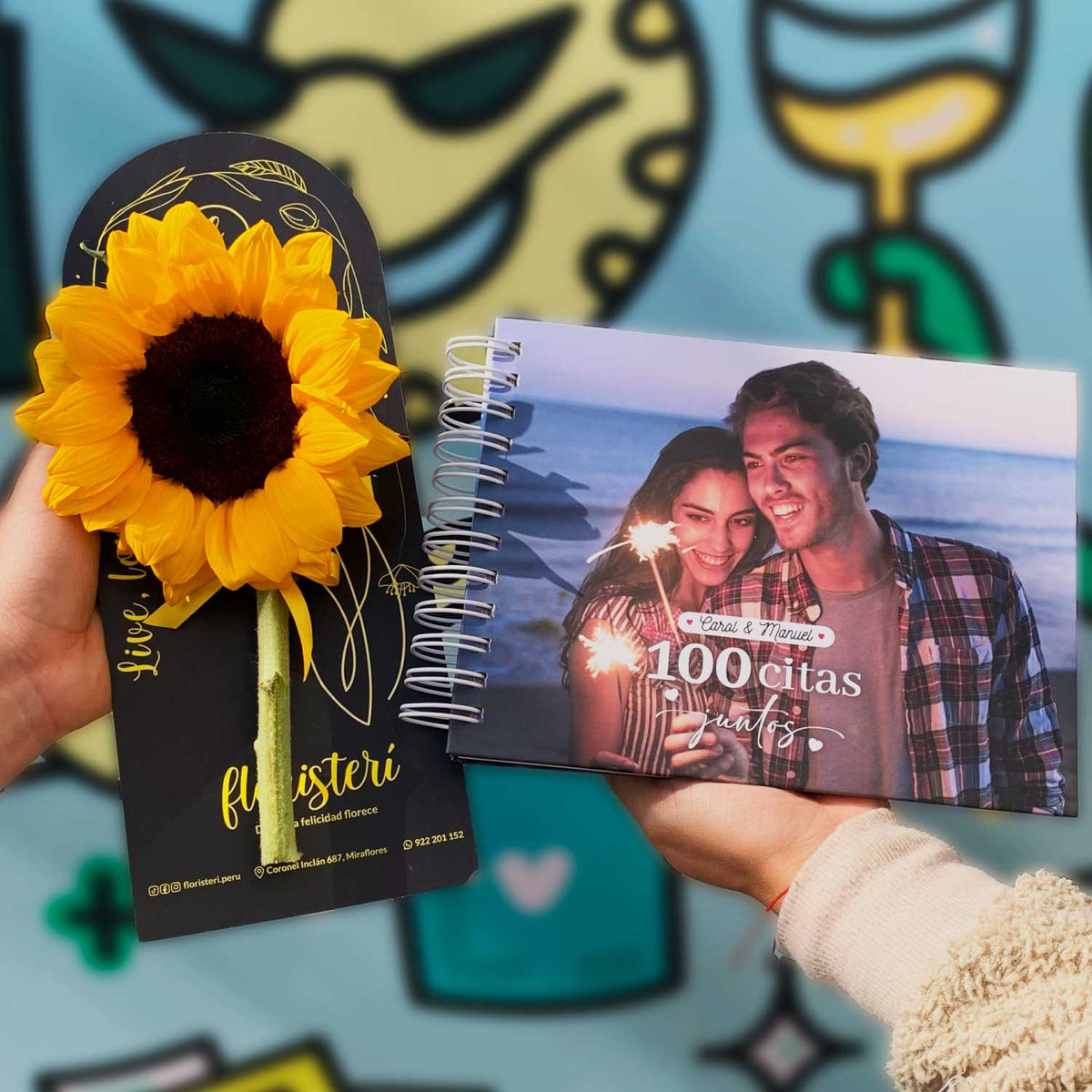Promociones | Girasol + álbum 100 Citas