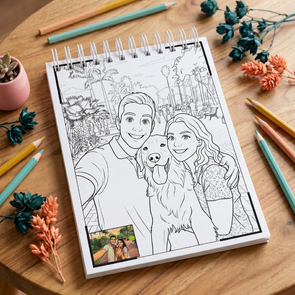 Cuaderno para pintar | Fotos Personalizadas