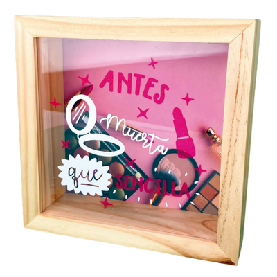 MS Regalos Personalizados | Alcancía personalizada | Antes muerta que sencilla | My Sign Lima Peru