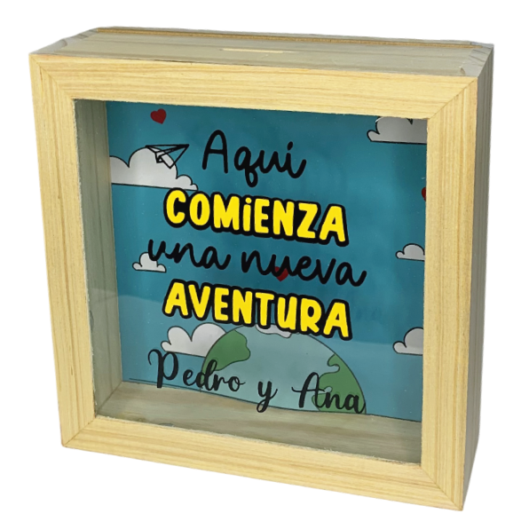 Alcancía Personalizada | Aquí comienza