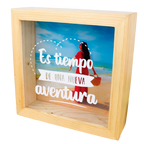 MS Regalos Personalizados | Alcancía personalizada | Es tiempo de una nueva aventura | My Sign Lima Peru
