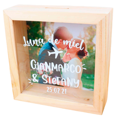 MS Regalos Personalizados | Alcancía personalizada | Luna de miel | My Sign Lima Peru