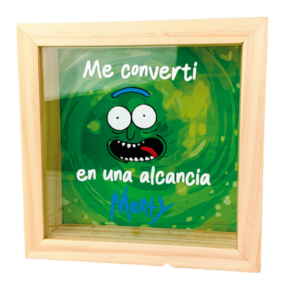 MS Regalos Personalizados | Alcancía personalizada | Me convertí en una alcancía Morty | My Sign Lima Peru