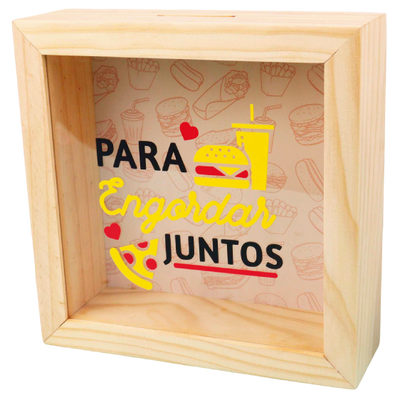 MS Regalos Personalizados | Alcancía personalizada | Para engordar juntos | My Sign Lima Peru