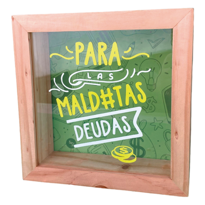 MS Regalos Personalizados | Alcancía personalizada | Para las malditas deudas | My Sign Lima Peru