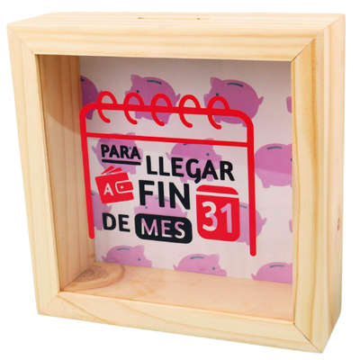 MS Regalos Personalizados | Alcancía personalizada | Para llegar a fin de mes | My Sign Lima Peru