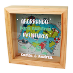 MS Regalos Personalizados | Alcancía personalizada | Ahorrando para nuestras aventuras | My Sign Lima Peru