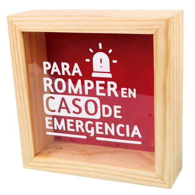 MS Regalos Personalizados | Alcancía personalizada | Para romper en caso de emergencia | My Sign Lima Peru
