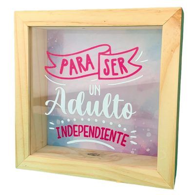 MS Regalos Personalizados | Alcancía personalizada | Para ser un adulto independiente | My Sign Lima Peru