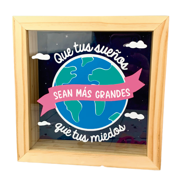 MS Regalos Personalizados | Alcancía personalizada | Que tus sueños sean más grandes | My Sign Lima Peru