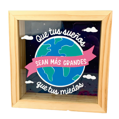 MS Regalos Personalizados | Alcancía personalizada | Que tus sueños sean más grandes | My Sign Lima Peru