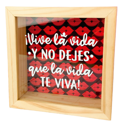 MS Regalos Personalizados | Alcancía personalizada | Vive la vida | My Sign Lima Peru
