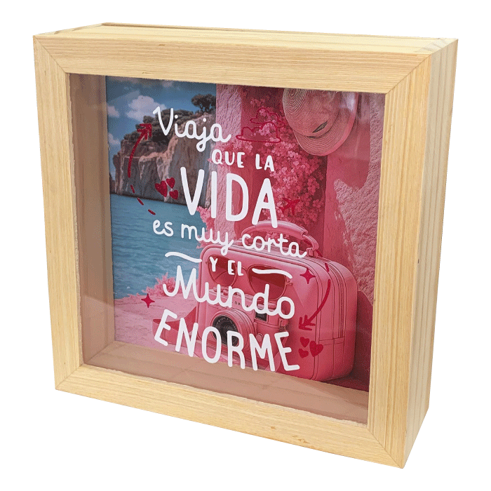 Alcancía Personalizada | Viaja que la vida