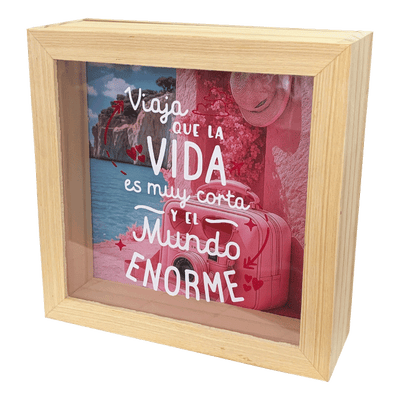 Alcancía Personalizada | Viaja que la vida