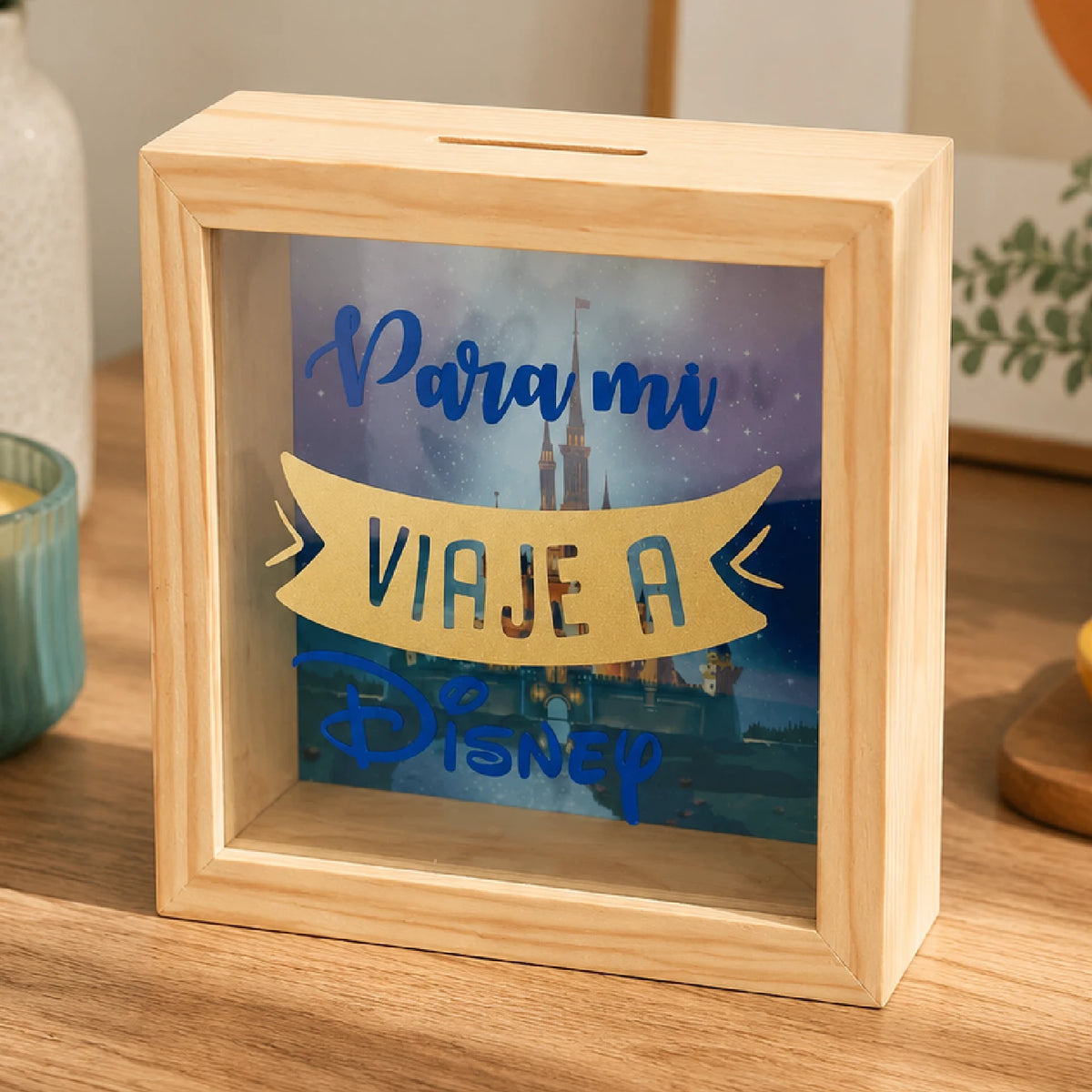 Alcancía personalizada | Para mi viaje a Disney