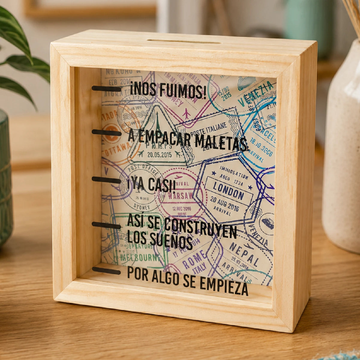 Alcancía personalizada | Por algo se empieza
