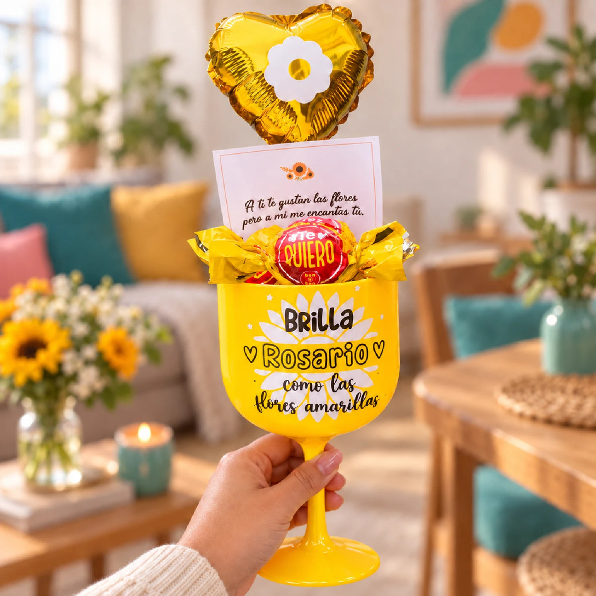 Pack Copa Gin | Flor Amarilla 03