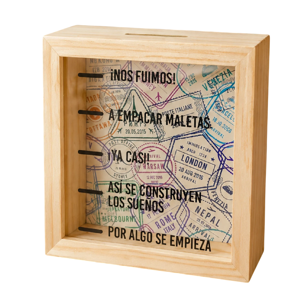 Alcancía personalizada | Por algo se empieza