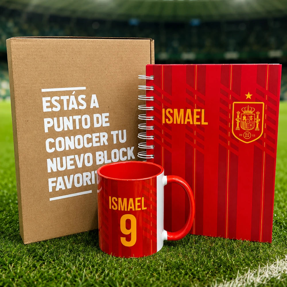 Block Personalizado + Taza | España
