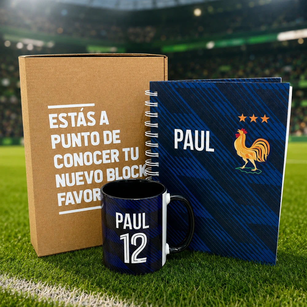 Block Personalizado + Taza | Francia