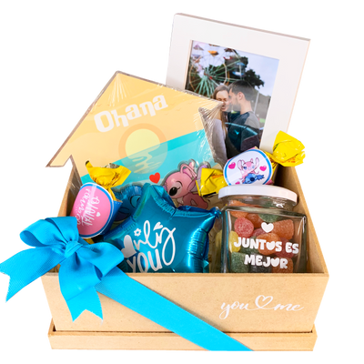 MS Regalos Personalizados | Gift Box | Portallaves Stitch y Angel | My Sign Lima Peru