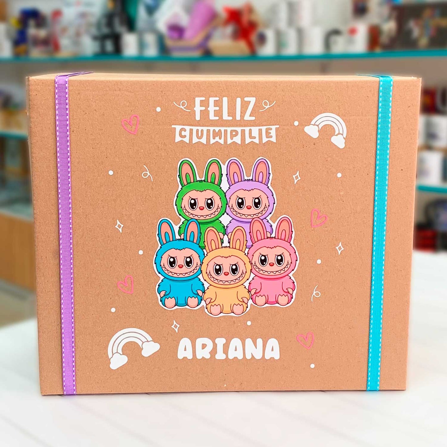 gift box personalizado Labubu - MS Regalos personalizados Lima Peru