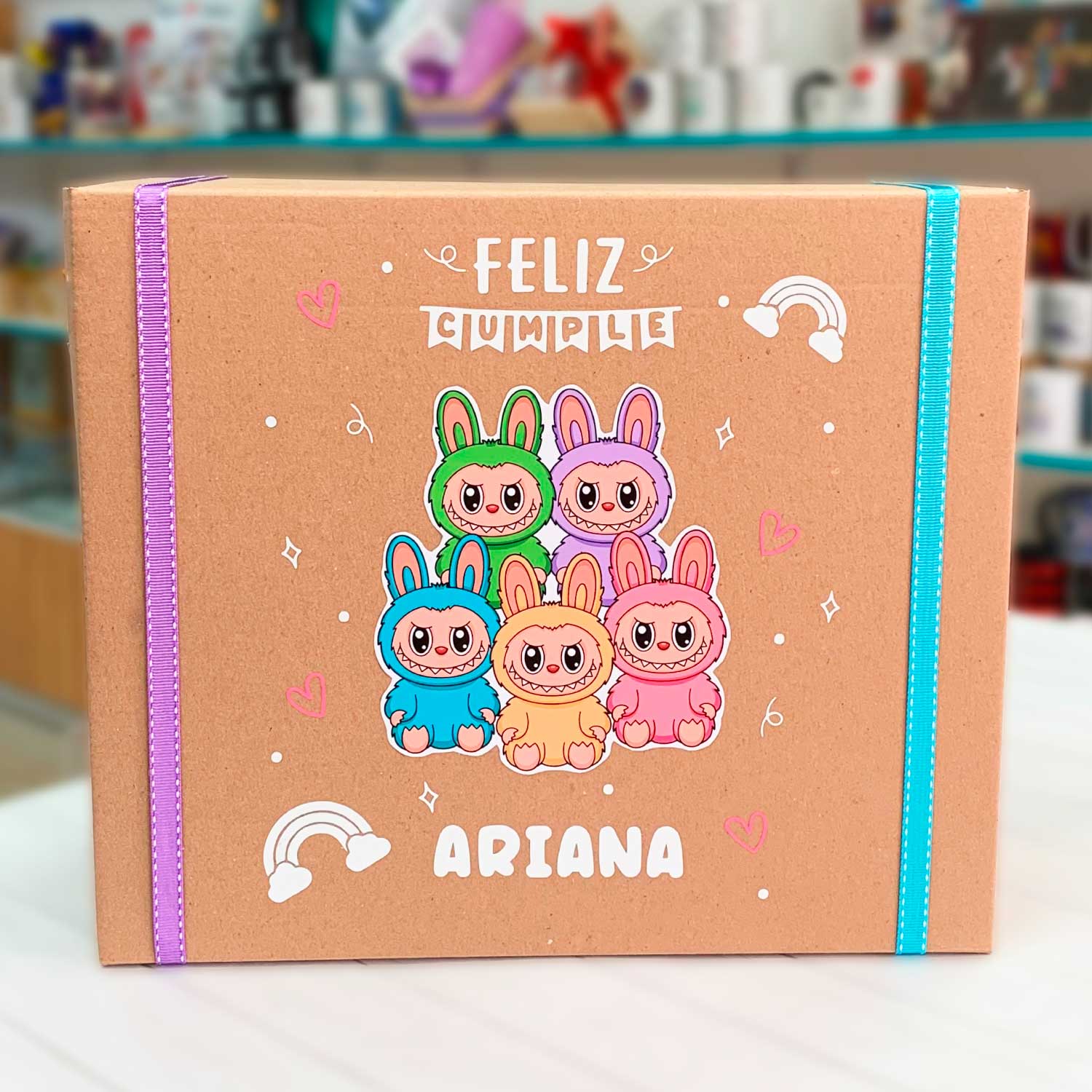 gift box personalizado Labubu - MS Regalos personalizados Lima Peru