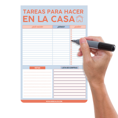 MS Regalos Personalizados | Planner | Tareas para hacer en la casa | My Sign Lima Peru