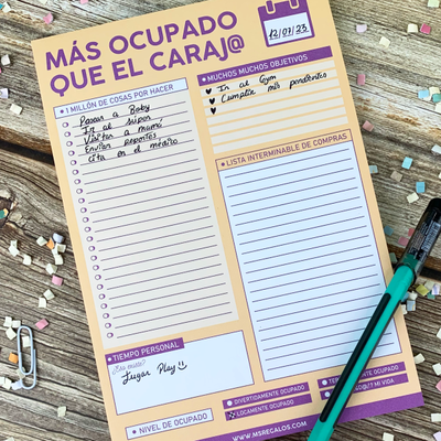 Planner  - MS Regalos Lima peru
