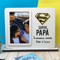 MS Regalos Personalizados | Portaretratos MDF | Super papá | My Sign Lima Peru