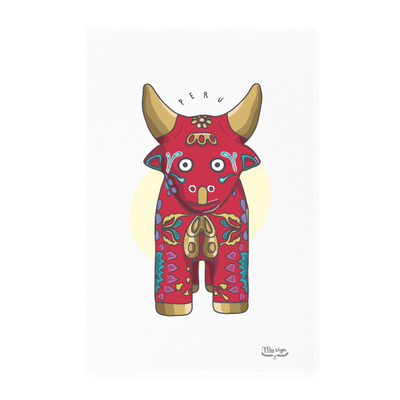 MS Regalos Personalizados | Poster Print | Torito peruano | My Sign Lima Peru
