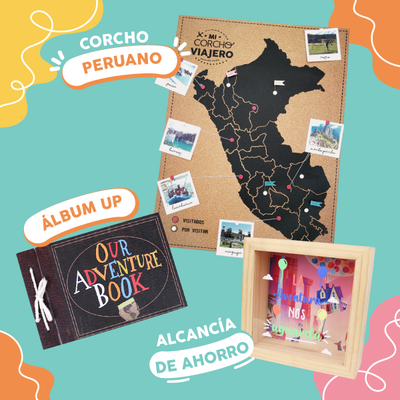 MS Regalos Personalizados | Promociones | Corcho peruano +álbum up + alcancía | My Sign Lima Peru