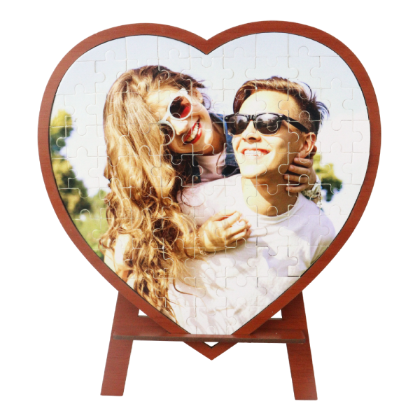 MS Regalos Personalizados | Rompecabezas corazón con marco | My Sign Lima Peru
