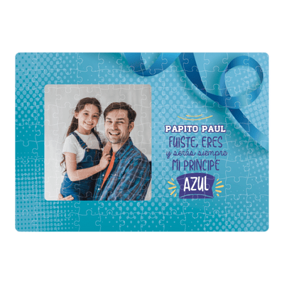 MS Regalos Personalizados | Rompecabezas personalizado |  Papá mi principe azul | My Sign Lima Peru