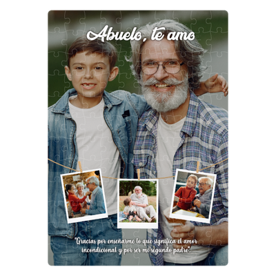 MS Regalos Personalizados | Rompecabezas Personalizado | Abuelo 03 | My Sign Lima Peru