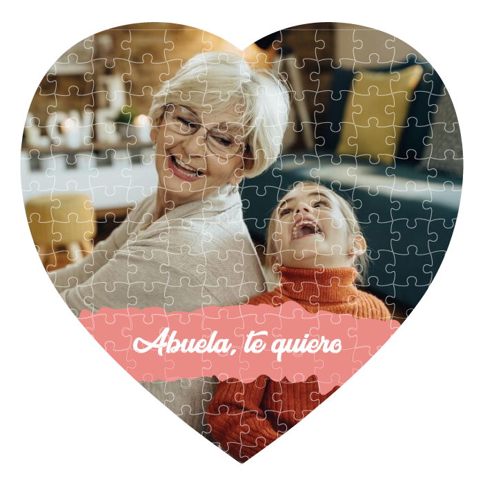 MS Regalos Personalizados | Rompecabezas Corazón | Abuela te quiero | My Sign Lima Peru