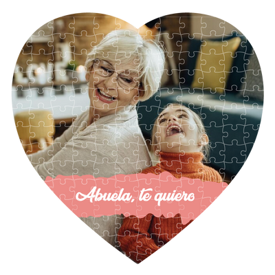 MS Regalos Personalizados | Rompecabezas Corazón | Abuela te quiero | My Sign Lima Peru