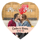 MS Regalos Personalizados | Rompecabezas Corazón | Mr & Mrs | My Sign Lima Peru