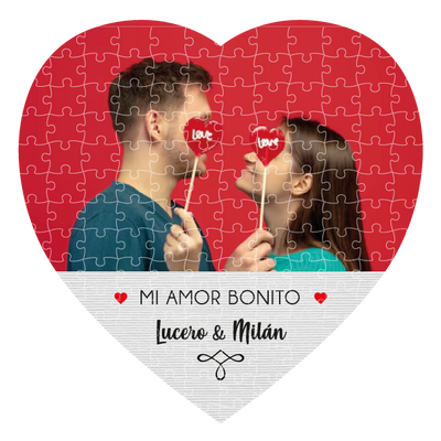 MS Regalos Personalizados | Rompecabezas Corazón| Mi amor bonito | My Sign Lima Peru