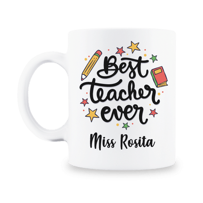 MS Regalos Personalizados | Taza personalizada | The best teacher | My Sign Lima Peru
